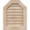 Ekena Millwork Octagonal Top Gable Vent Non-Functional, Pine Gable Vent w/ Decorative Face Frame, 16"W x 14"H GVWOT16X1402SDUPI - alternate 1